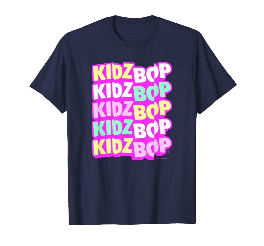 Amazon.com: KIDZ BOP Merch – Pastel KIDZ BOP Logo T-Shirt